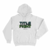 Title Fight Floral Green Logo Unisex Hoodie White