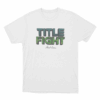 Title Fight Floral Green Logo Unisex T Shirt White